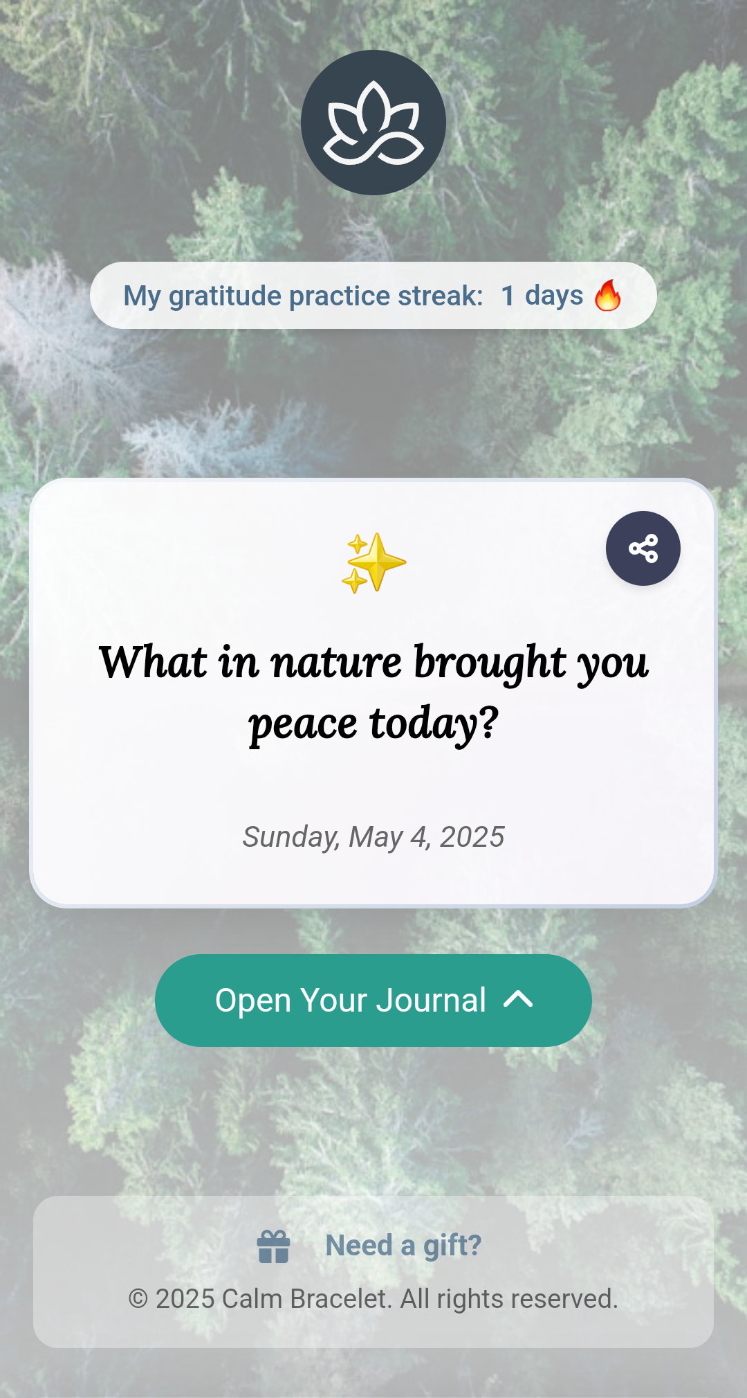 Daily Prompt Screenshot